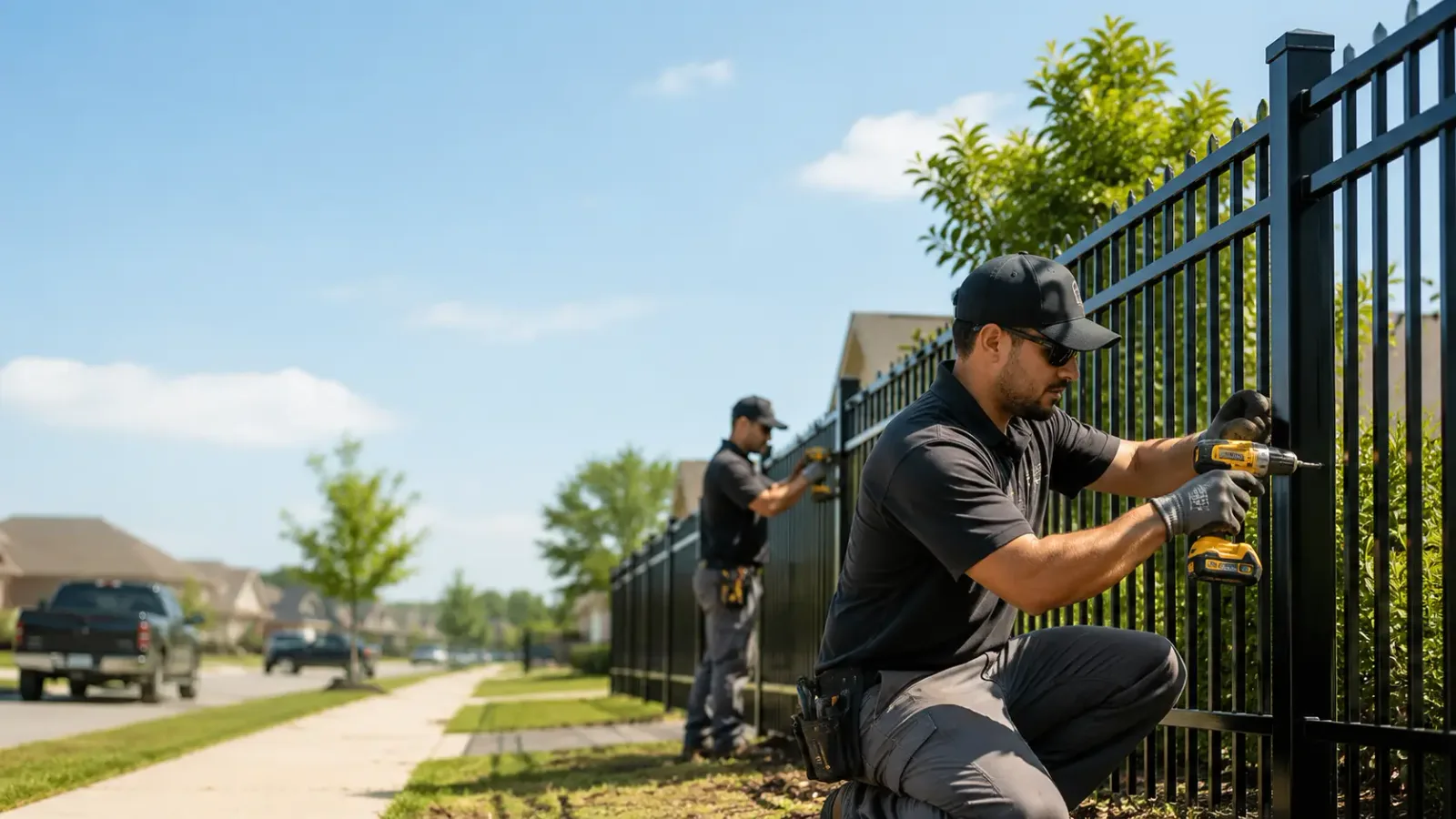 Metal Fence Installation in Kerrville, TX